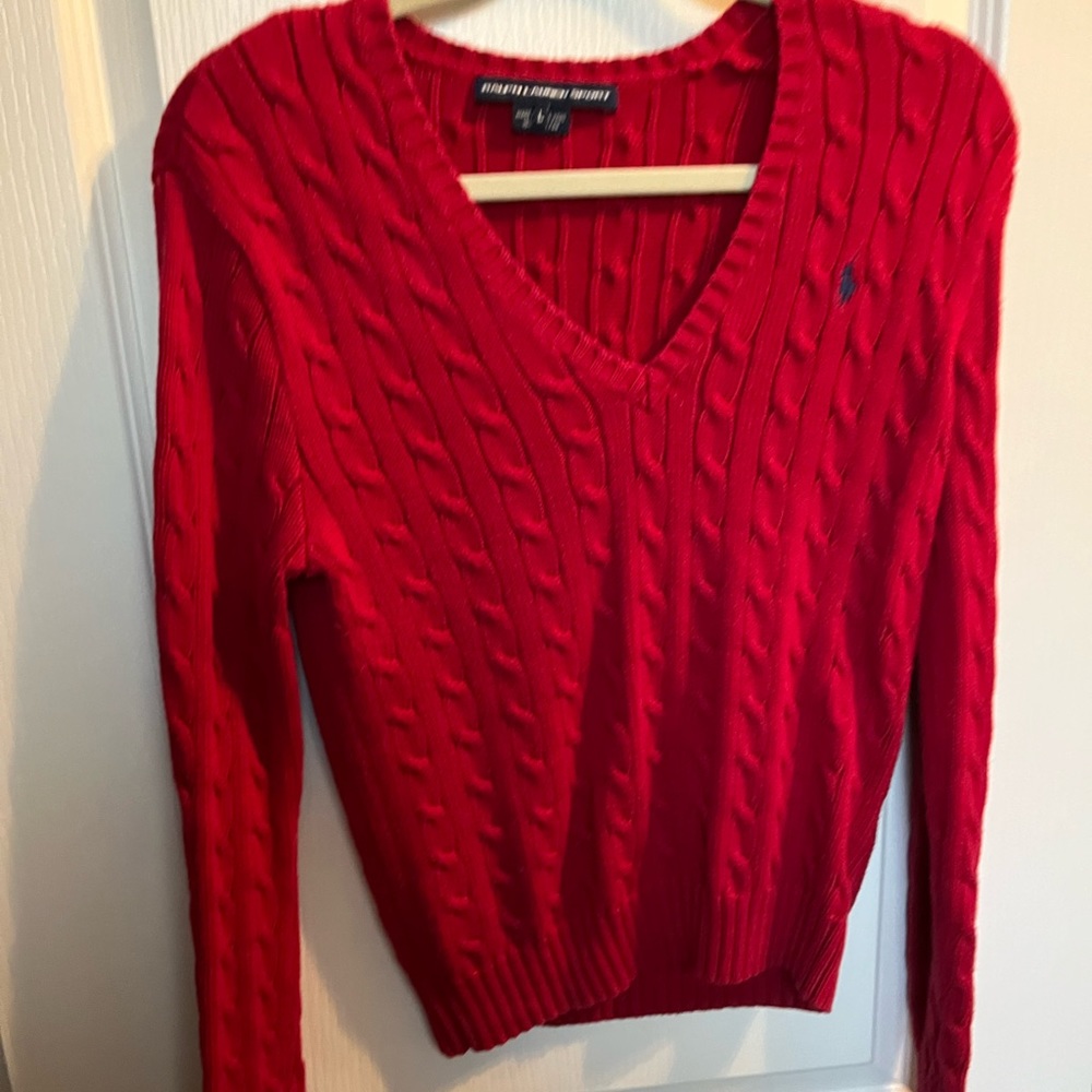 Ralph lauren v neck sweater